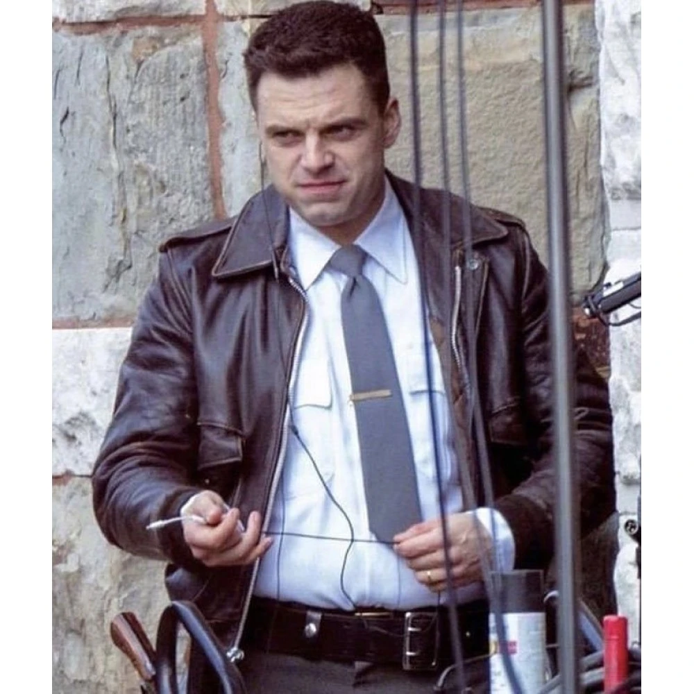 The Devil All the Time Sebastian Stan Leather Jacket