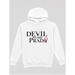 The Devil Wears Prada 2 White Pullover Hoodie