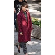 The Earthquake Bird Alicia Vikander Red Coat