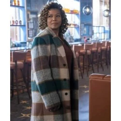 The Equalizer 2021 Queen Latifah Plaid Coat