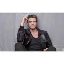 The Eternals Ikaris Black Leather Jacket 