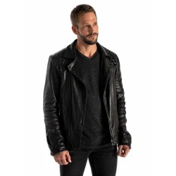 The Flash Mark Blaine Quilted Leather Jacket