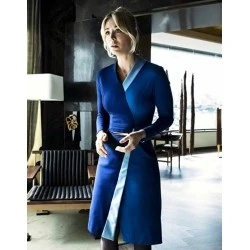 The Flight Attendant Kaley Cuoco Wrap Dress The Flight Attendant Kaley Cuoco Wrap Dress