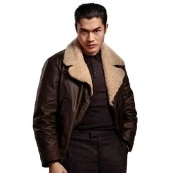 The Gentlemen Dry Eye Brown Leather Jacket