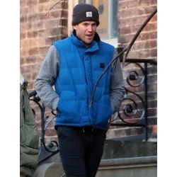 The Hating Game Austin Stowell Blue Vest