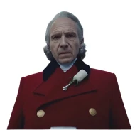 The Hunger Games 2026 Ralph Fiennes Red Costume