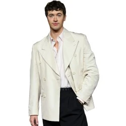 The Hunger Games Tom Blyth White Blazer