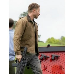 The Hunt Justin Hartley Brown Jacket