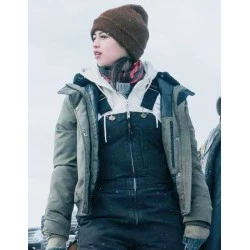 The Ice Road Amber Midthunder Cotton Jacket The Ice Road Amber Midthunder Cotton Jacket