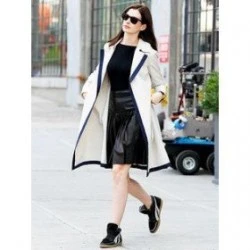 The Intern Anne Hathaway Trench Coat The Intern Anne Hathaway Trench Coat