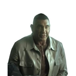 The killer`s Game 2024 Dave Bautista Beige Jacket