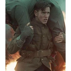 The King's Man Harris Dickinson Leather Jacket