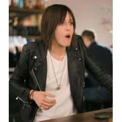 The L Word Generation Q Shane McCutcheon Leather Jacket The L Word Generation Q Shane McCutcheon Leather Jacket