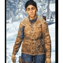 The Last Of Us Part II Dina Brown Leather Jacket