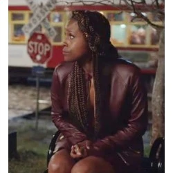 The Lovebirds Leilani Maroon Leather Jacket The Lovebirds Leilani Maroon Leather Jacket