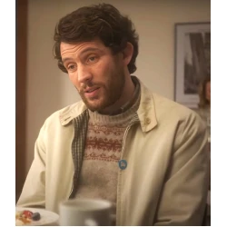 The Mastermind Josh O Connor White Cotton Jacket