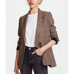 The Politician S02 McAfee Checked Blazer