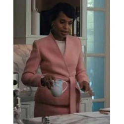 The Prom Kerry Washington Pink Coat The Prom Kerry Washington Pink Coat