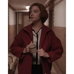 The Queens Gambit Anya Taylor Joy Red Coat