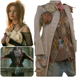 The Sandman Season 2 Delirium Flower Patchwork Coat