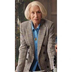 The Thursday Murder Club Helen Mirren Coat