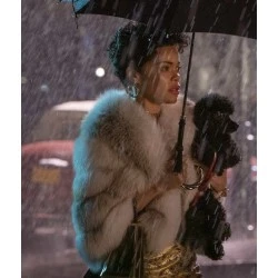 The United States vs. Billie Holiday Andra Day Fur Jacket