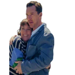 Theo The Roses Blue Cotton Jacket