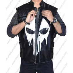 Thomas Jane Frank Castle Punisher Leather Vest