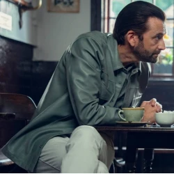 Thursday Murder Club David Tennant Leather Jacket