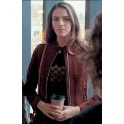 Tiny Pretty Things Delia Whitelaw Studded Suede Jacket