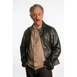 Tip Toe S01 Alan Cumming Black Leather Jacket