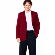 Tom Holland Burgundy Red Blazer