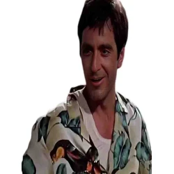 Tony Montana Scarface Bird Print Shirt