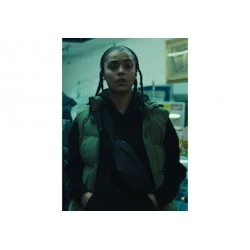 Top Boy Jaq Green Puffer Vest