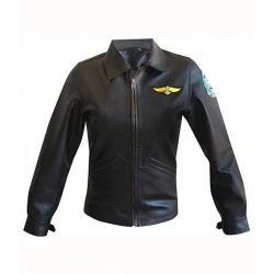 Top Gun Pilot Charlie Leather Jacket