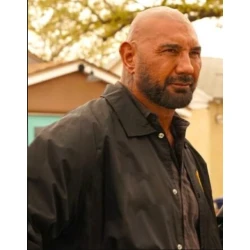 Trap House Dave Bautista Black Jacket Trap House Dave Bautista Black Jacket