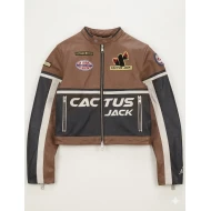 Travis Scott Cactus Jack Leather Jacket