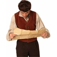 Treasure Island 2026 Tom Sweet Rust Corduroy Vest