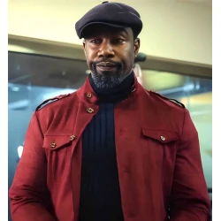 Trouble Man 2025 Michael Jai White Red Jacket
