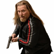 Tulsa King S04 Mike Cash Flo Walden Black Leather Jacket 