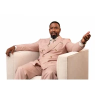 Tyler Perry’s Why Did I Get Married Again Marcus Pink Double Breasted Suit 