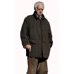 Under Salt Marsh Jonathan Pryce Wool Coat 