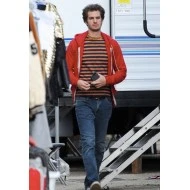 Under The Silver Lake Andrew Garfield Red Jacket