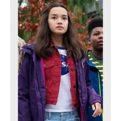 Under Wraps Amy Purple Jacket