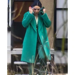 Vanessa Hudgens The Princess Switch 3 Green Coat Vanessa Hudgens The Princess Switch 3 Green Coat