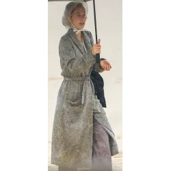 Vanessa Kirby Eden Gray Trench Coat