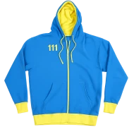 Vault 111 Fallout 4 Blue Hoodie 