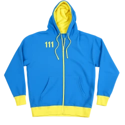 Vault 111 Fallout 4 Blue Hoodie 