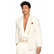 Vidyut Jammwal Street Fighter Premiere White Blazer