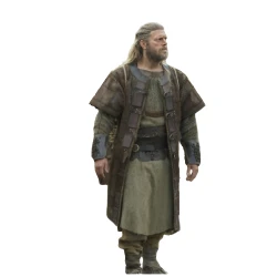 Viking Warrior Adam Copeland Brown Leather Coat Costume 